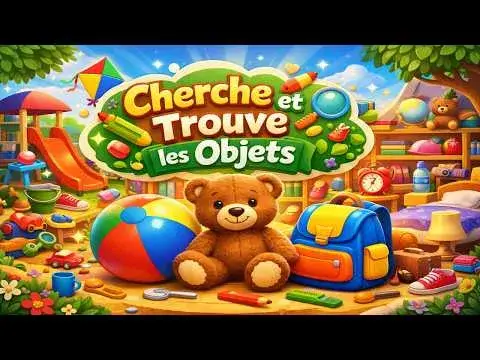 Cherche et Trouve les Objets : Défi Observation Maternelle 🔍