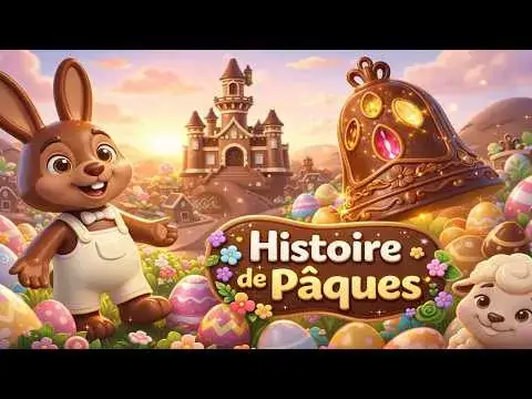 Histoire de Pâques pour Enfants : La Quête Magique du Petit Lapin 🐰